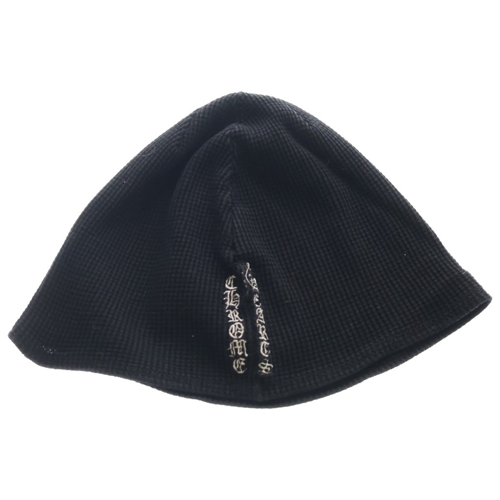 CHROME HEARTS(クロムハーツ) OLD THERMAL BEANIE オールド BSフレア刺繍 サーマル ビーニー ニット帽 ブラック