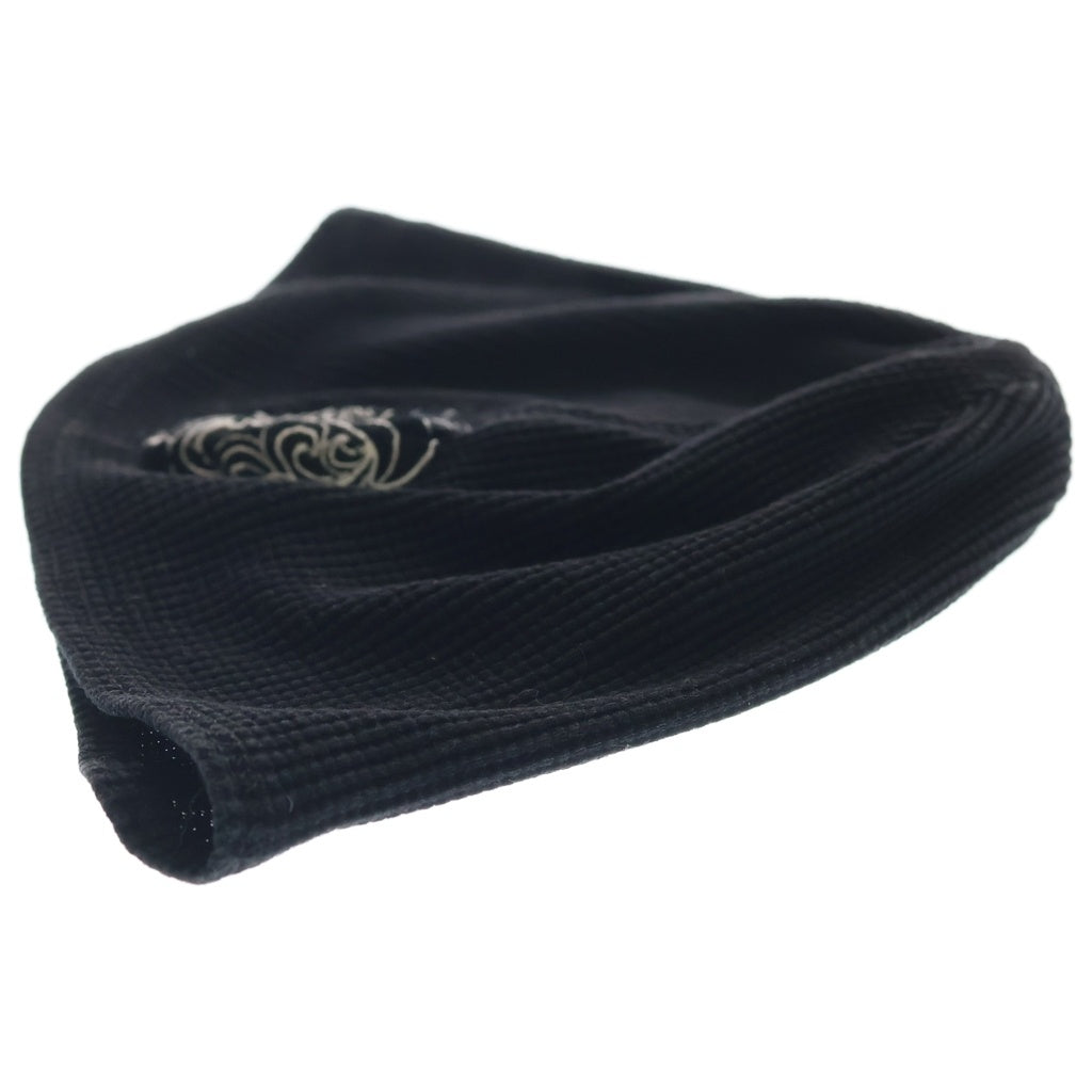 CHROME HEARTS(クロムハーツ) OLD THERMAL BEANIE オールド BSフレア刺繍 サーマル ビーニー ニット帽 ブラック