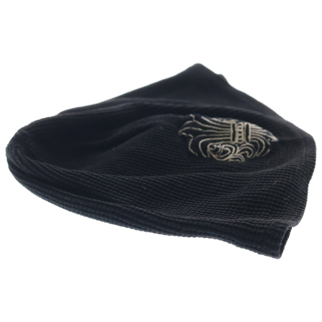 CHROME HEARTS(クロムハーツ) OLD THERMAL BEANIE オールド BSフレア刺繍 サーマル ビーニー ニット帽 ブラック
