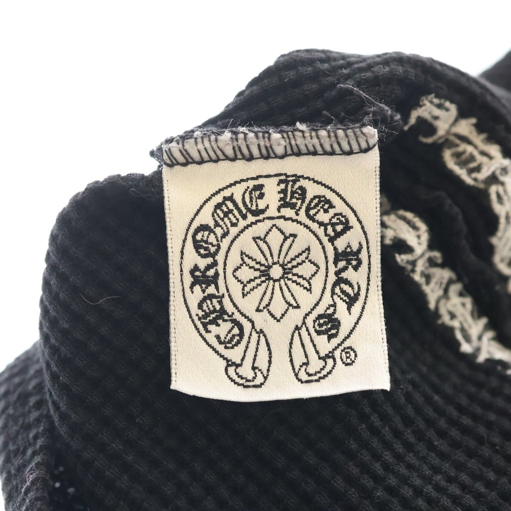 CHROME HEARTS(クロムハーツ) OLD THERMAL BEANIE オールド BSフレア刺繍 サーマル ビーニー ニット帽 ブラック