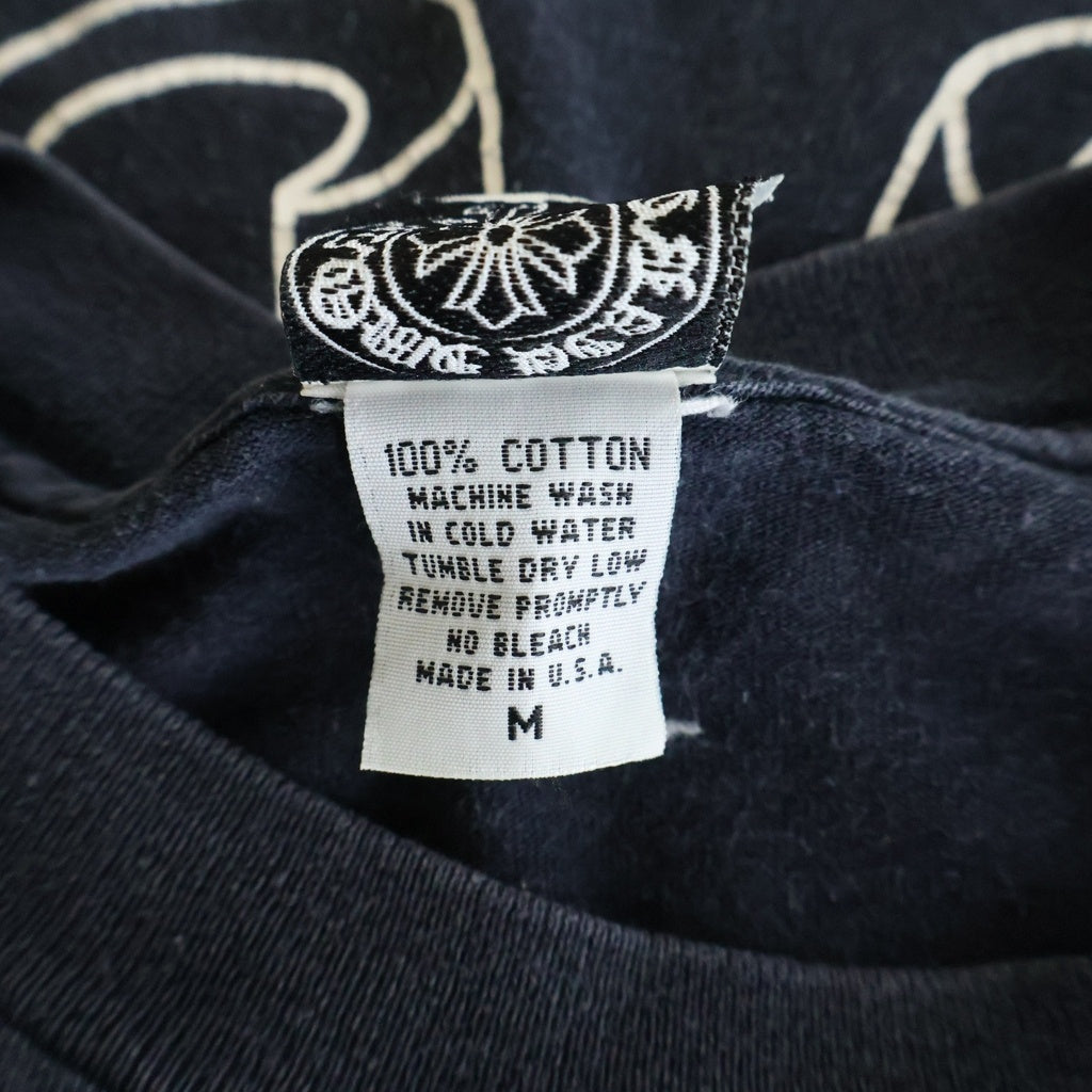 CHROME HEARTS(クロムハーツ) OLD CH NEW YORK L/S TEE オールド ニューヨーク限定 アームクロス 長袖Tシャツ カットソー ブラック
