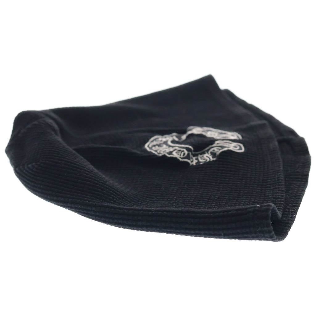CHROME HEARTS(クロムハーツ) OLD THERMAL BEANIE オールド ホースシュー刺繍 サーマル ビーニー ニット帽 ブラック