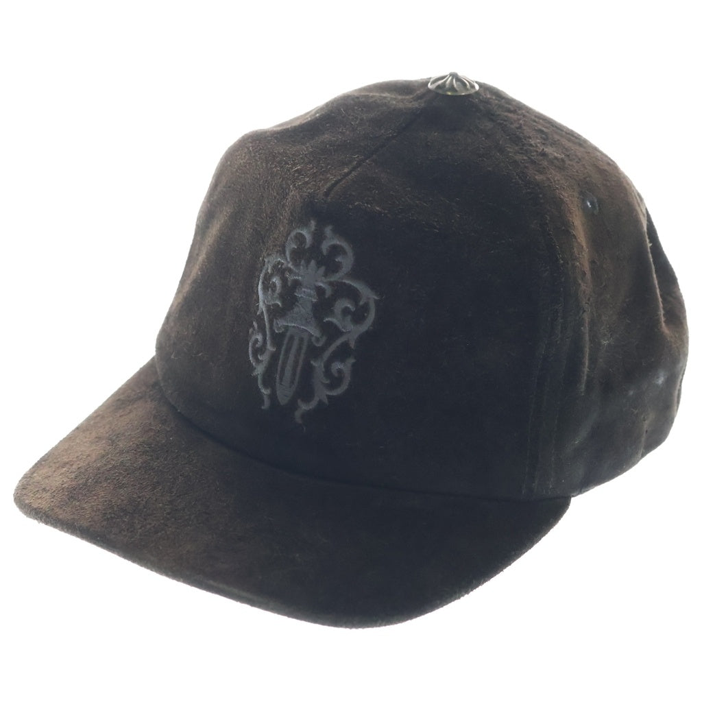 CHROME HEARTS(クロムハーツ) OLD TRUCKER CAP オールドトラッカーキャップ スウェード ヴァインダガー刺繍 帽子 ブラック