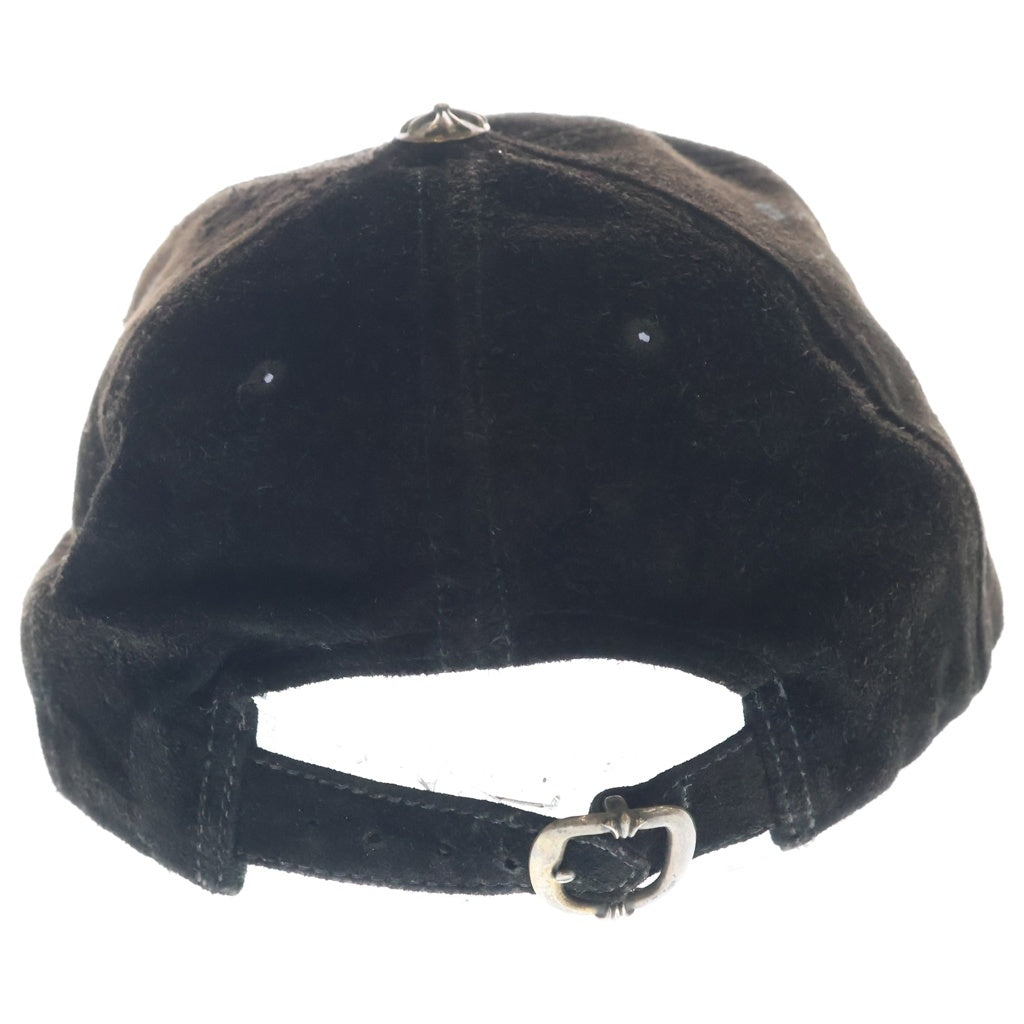 CHROME HEARTS(クロムハーツ) OLD TRUCKER CAP オールドトラッカーキャップ スウェード ヴァインダガー刺繍 帽子 ブラック