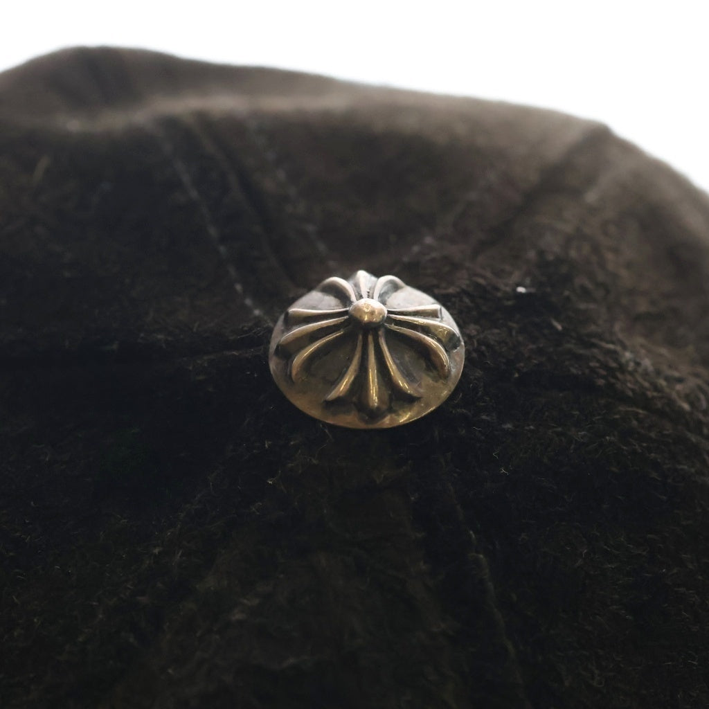 CHROME HEARTS(クロムハーツ) OLD TRUCKER CAP オールドトラッカーキャップ スウェード ヴァインダガー刺繍 帽子 ブラック
