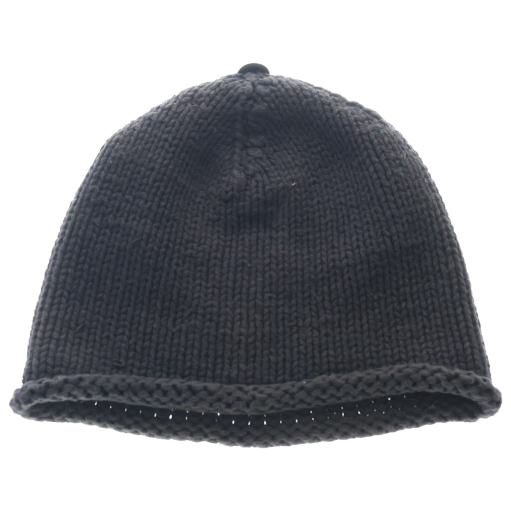 CHROME HEARTS(クロムハーツ) OLD BEANIE CASH オールド BSフレアパッチ カシミヤ ニットキャップ ビーニー 帽子 ブラック