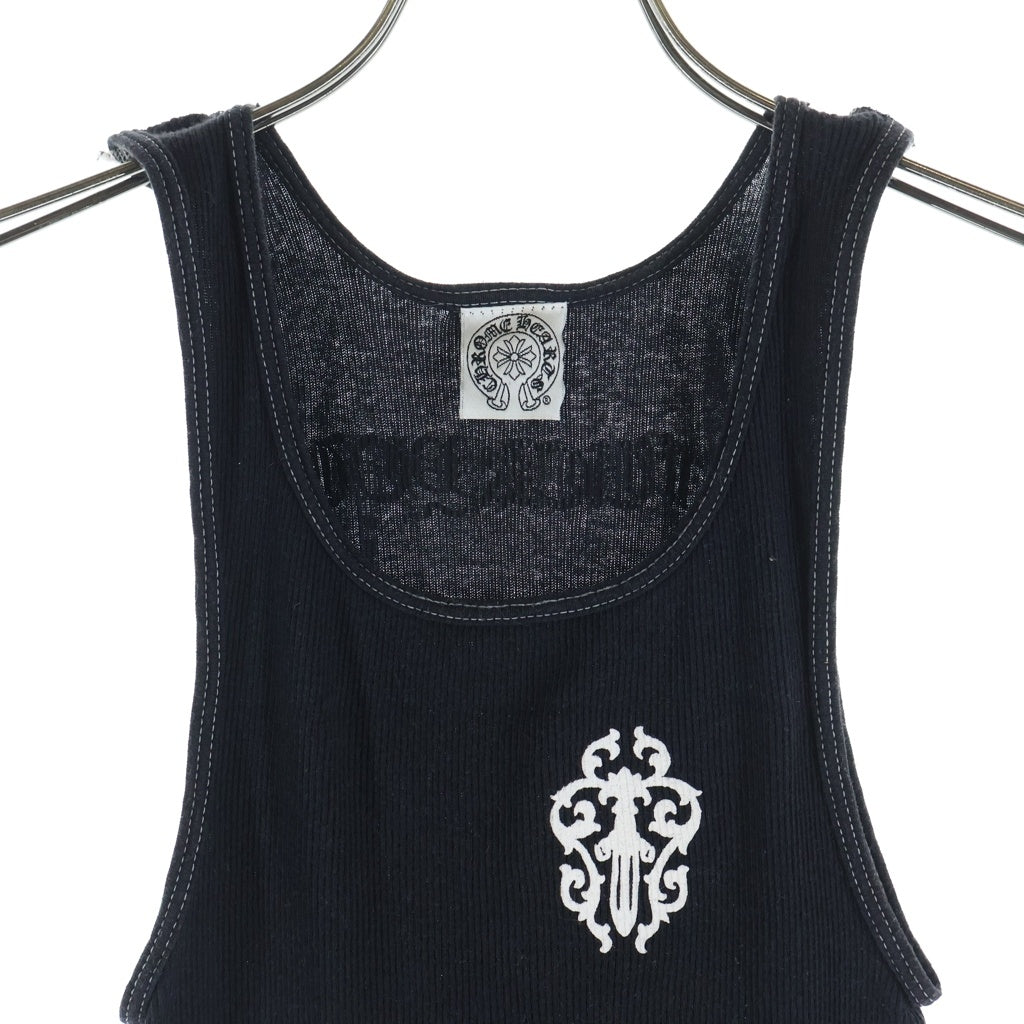 CHROME HEARTS(クロムハーツ) OLD オールド 東京限定 ヴァインダガー タンクトップ ノースリーブ カットソー ブラック