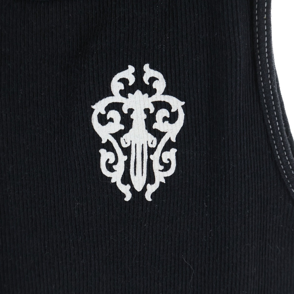 CHROME HEARTS(クロムハーツ) OLD オールド 東京限定 ヴァインダガー タンクトップ ノースリーブ カットソー ブラック