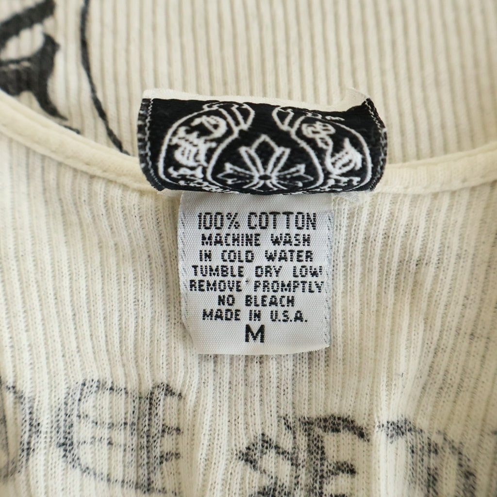 CHROME HEARTS(クロムハーツ) OLD CRS TANK TOP オールド クロスプリント ロサンゼルス タンクトップ ホワイト