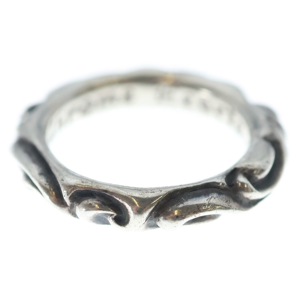 CHROME HEARTS(クロムハーツ) SCRL BAND スクロールバンド リング シルバー BCA351