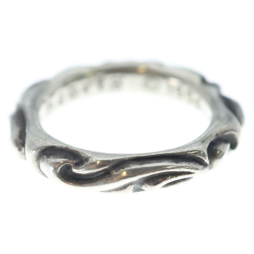 CHROME HEARTS(クロムハーツ) SCRL BAND スクロールバンド リング シルバー BCA351