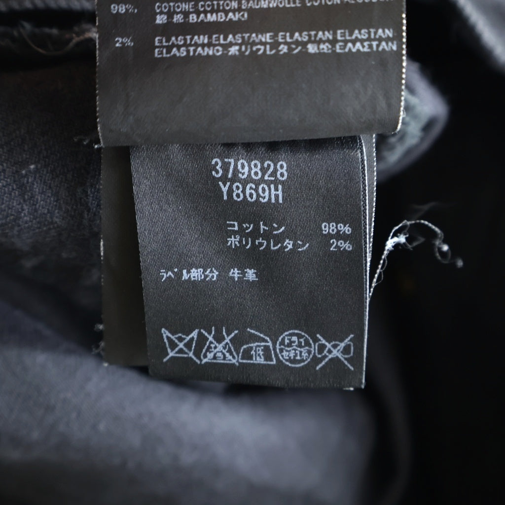 SAINT LAURENT PARIS(サンローランパリ) エディ期 スキニー デニムパンツ ブラック 379828 Y869H