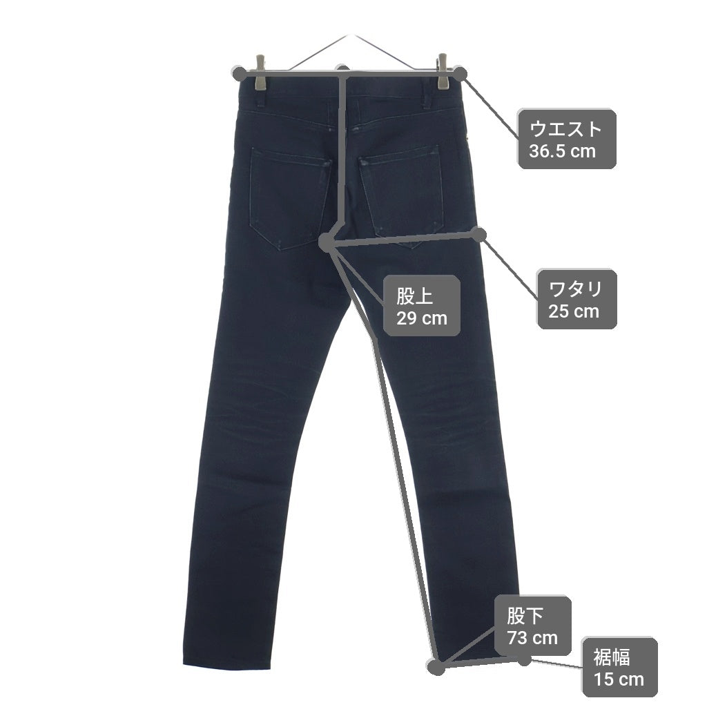 SAINT LAURENT PARIS(サンローランパリ) エディ期 スキニー デニムパンツ ブラック 379828 Y869H