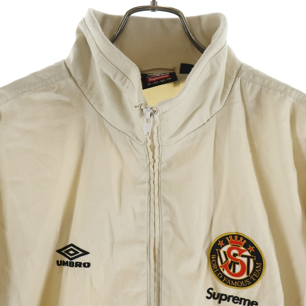 SUPREME(シュプリーム) 26SS ×UMBRO Cotton Ripstop Track Jacket アンブロ コットン リップストップ トラックジャケット アイボリー