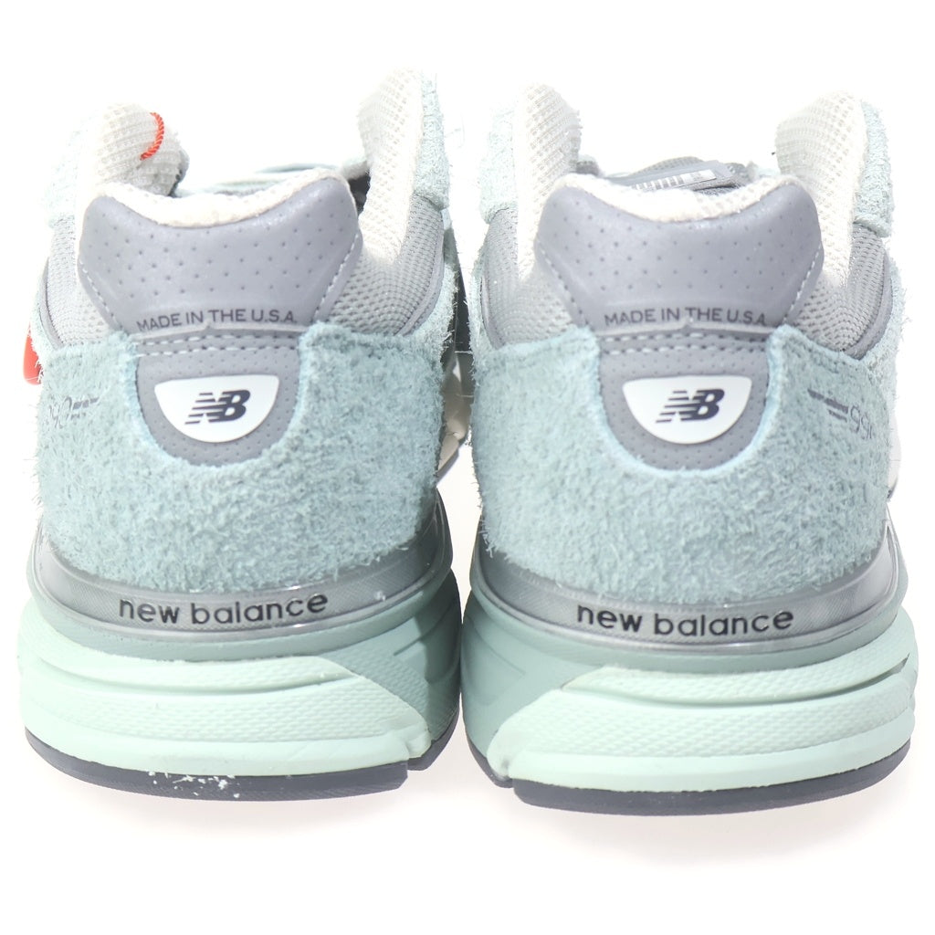 New Balance(ニューバランス) × The Whitaker Group 990V4 U990WK4 × ザ ウィテカー グループ ローカットスニーカー シューズ グリーン/グレー 26.5cm