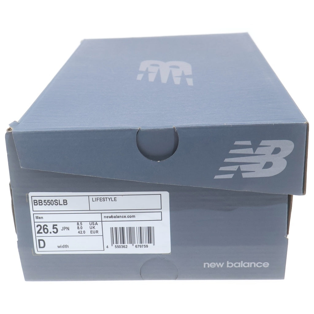 New Balance(ニューバランス) BB550SLB ローカットスニーカー シューズ グレー 26.5cm
