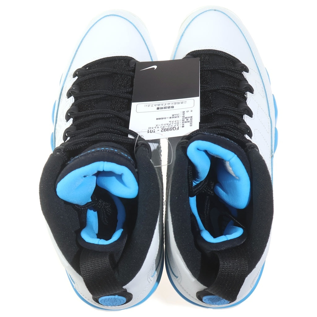 NIKE(ナイキ) AIR JORDAN 9 RETRO FQ8992-101 エアジョーダン9 レトロ ハイカットスニーカー シューズ ホワイト/ブルー US8.5/26.5cm