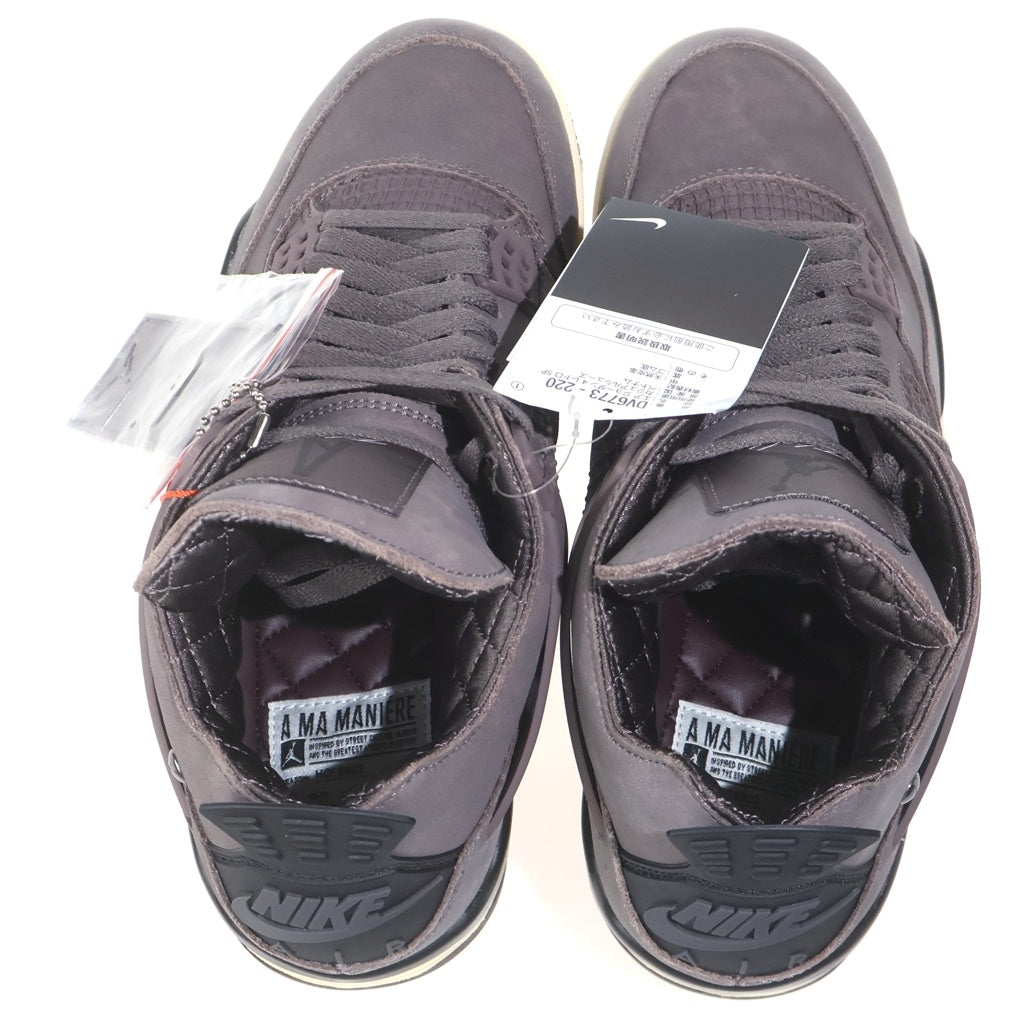 NIKE(ナイキ) A MA MANIERE AIR JORDAN 4 VIOLET ORE DV6773-220 エアジョーダン4 バイオレット オレ ミッドカットスニーカー ブラウン US10/27.0cm