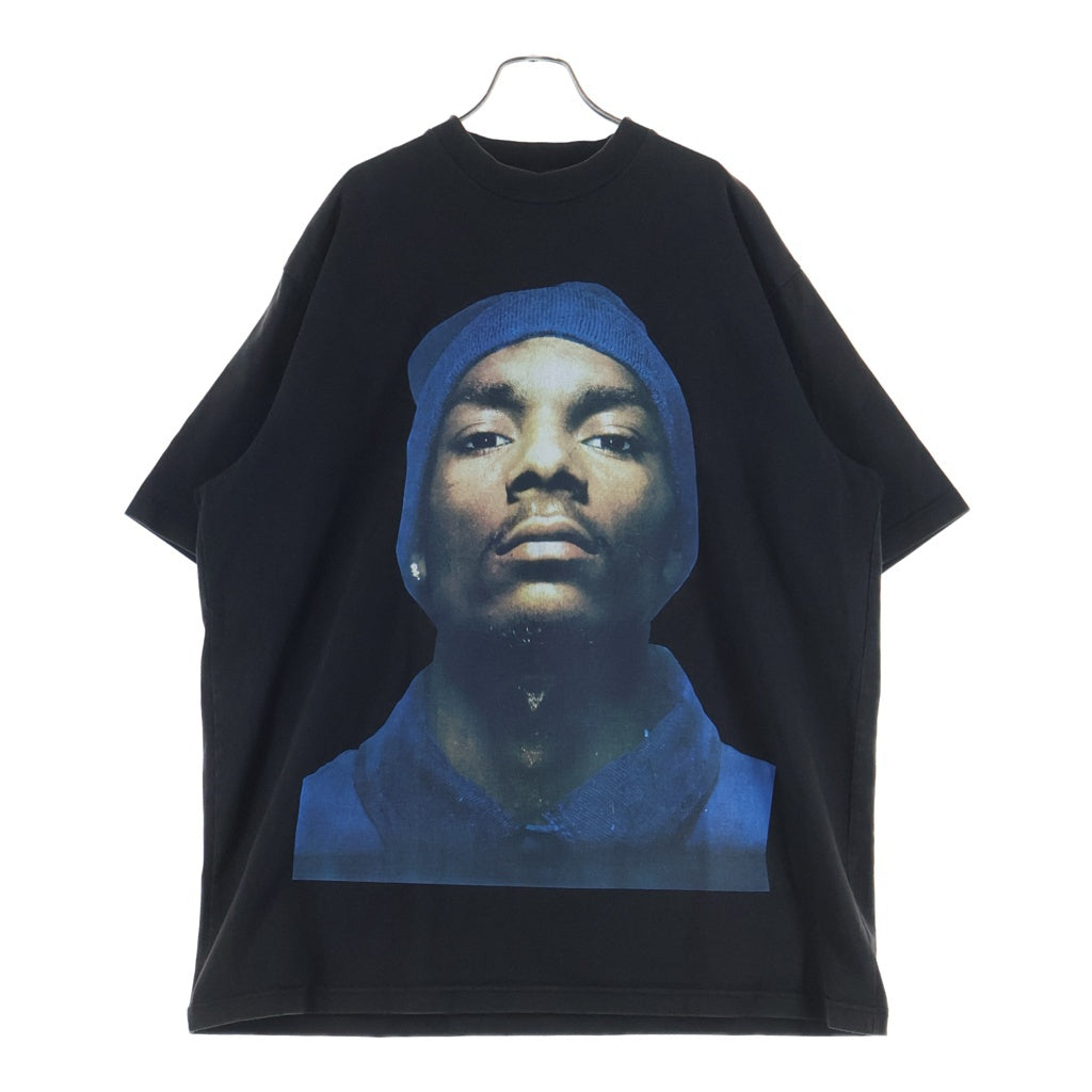 VETEMENTS(ヴェトモン) 16AW Snoop Dogg スヌープドッグプリントオーバーサイズ半袖Tシャツ カットソー ブラック WF17TP14