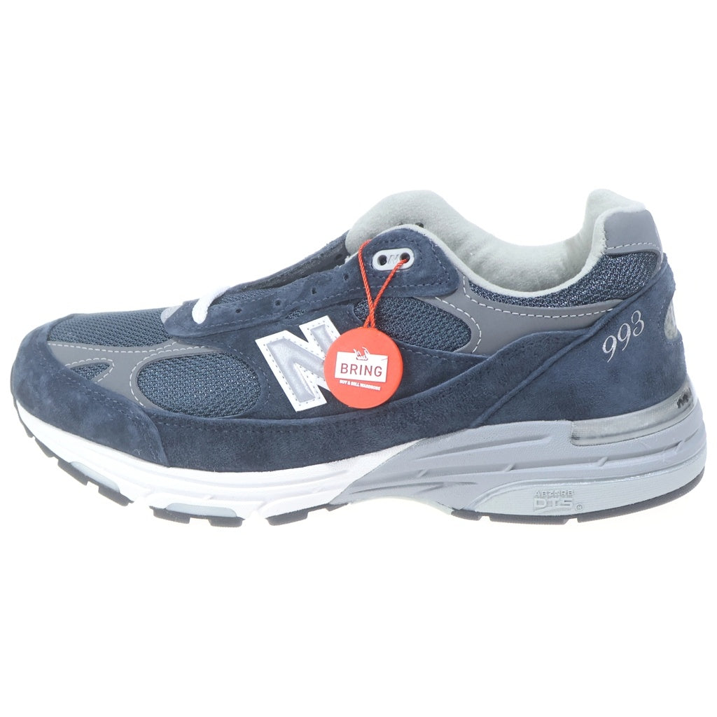 New Balance(ニューバランス) MR993NV スウェード メッシュ ローカットスニーカー ネイビー US8/26.0cm
