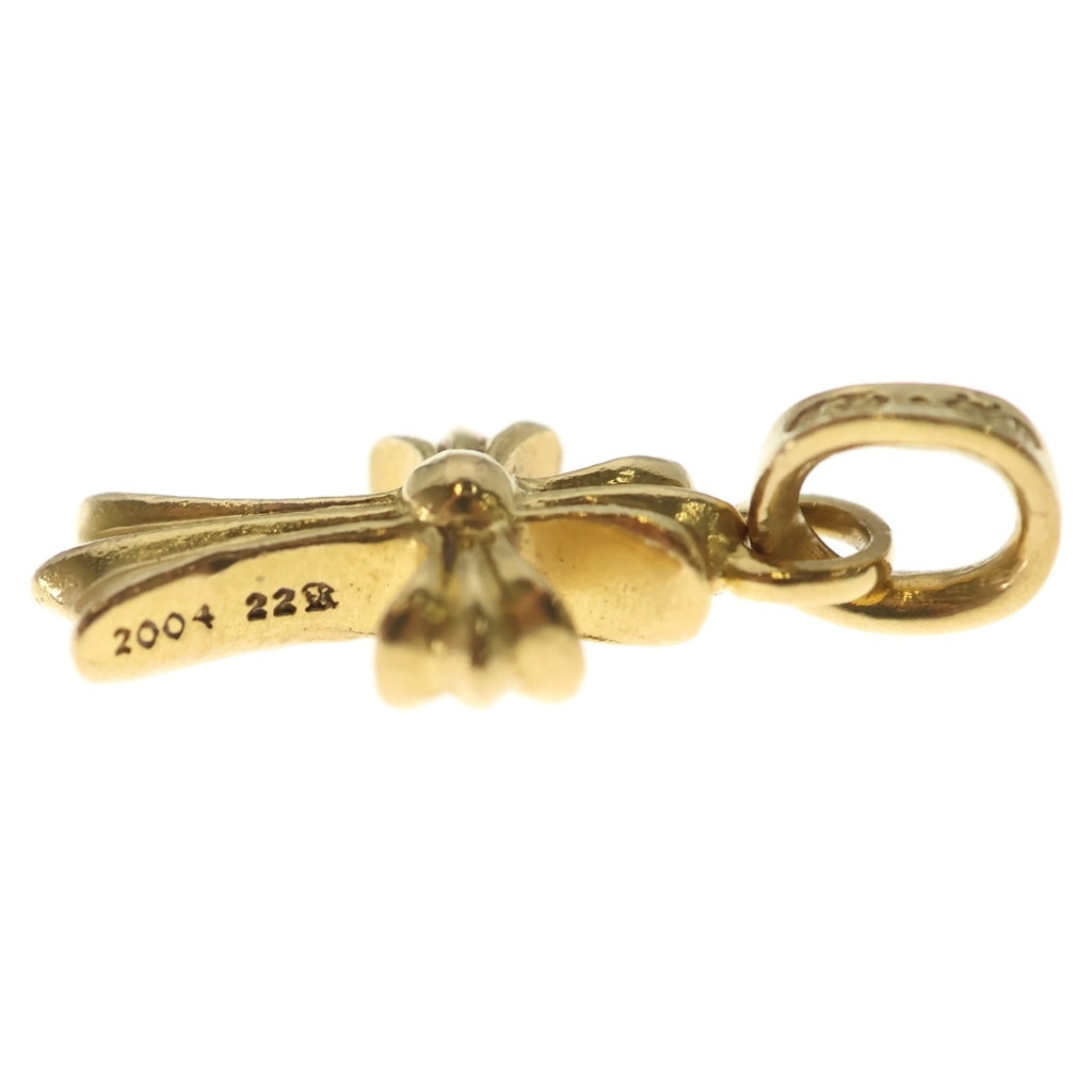 CHROME HEARTS(クロムハーツ) 22K CRS BBYFAT P/DIA ベイビーファットクロス PAVEダイヤ ペンダントトップ ゴールド BCA035
