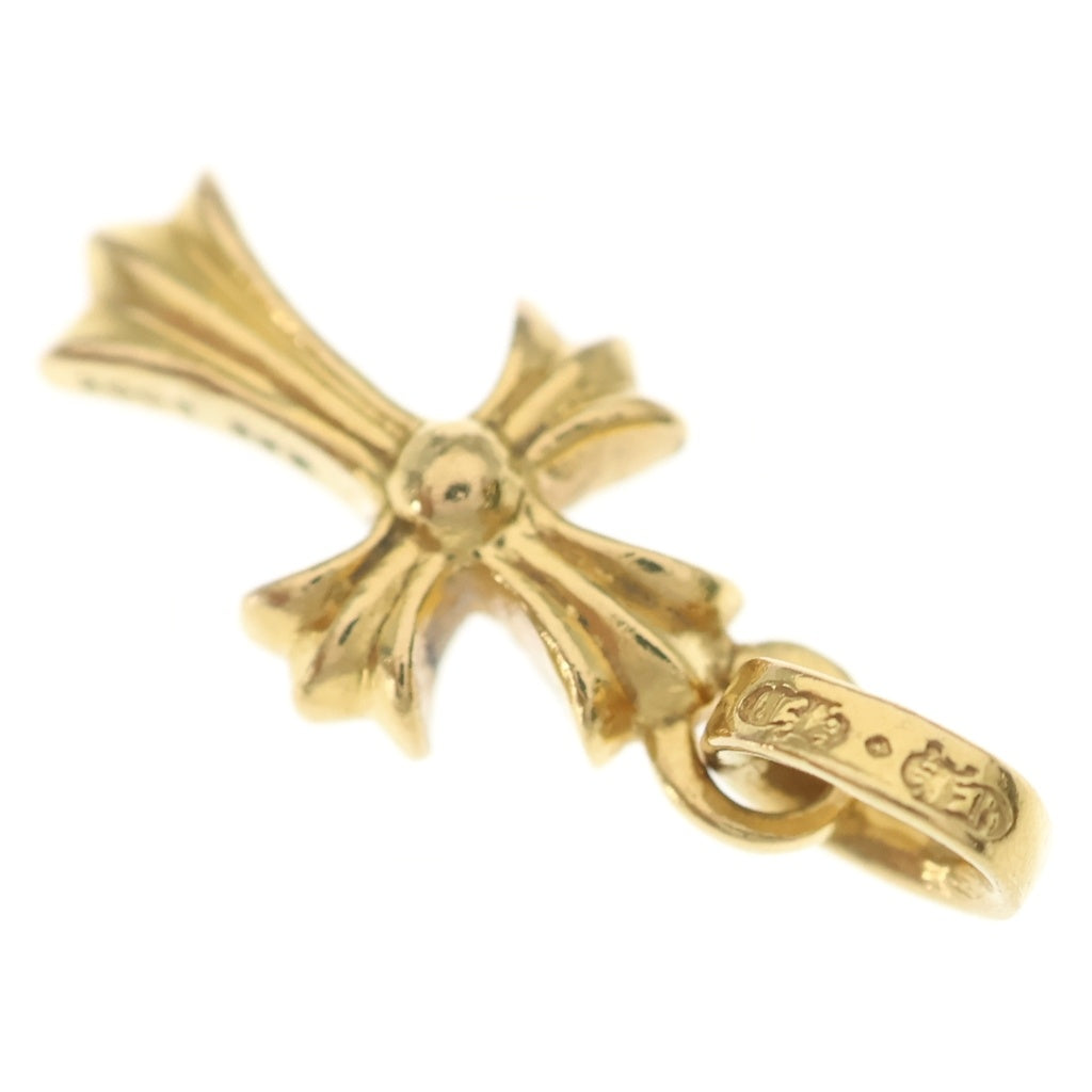 CHROME HEARTS(クロムハーツ) 22K CRS BBYFAT P/DIA ベイビーファットクロス PAVEダイヤ ペンダントトップ ゴールド BCA035