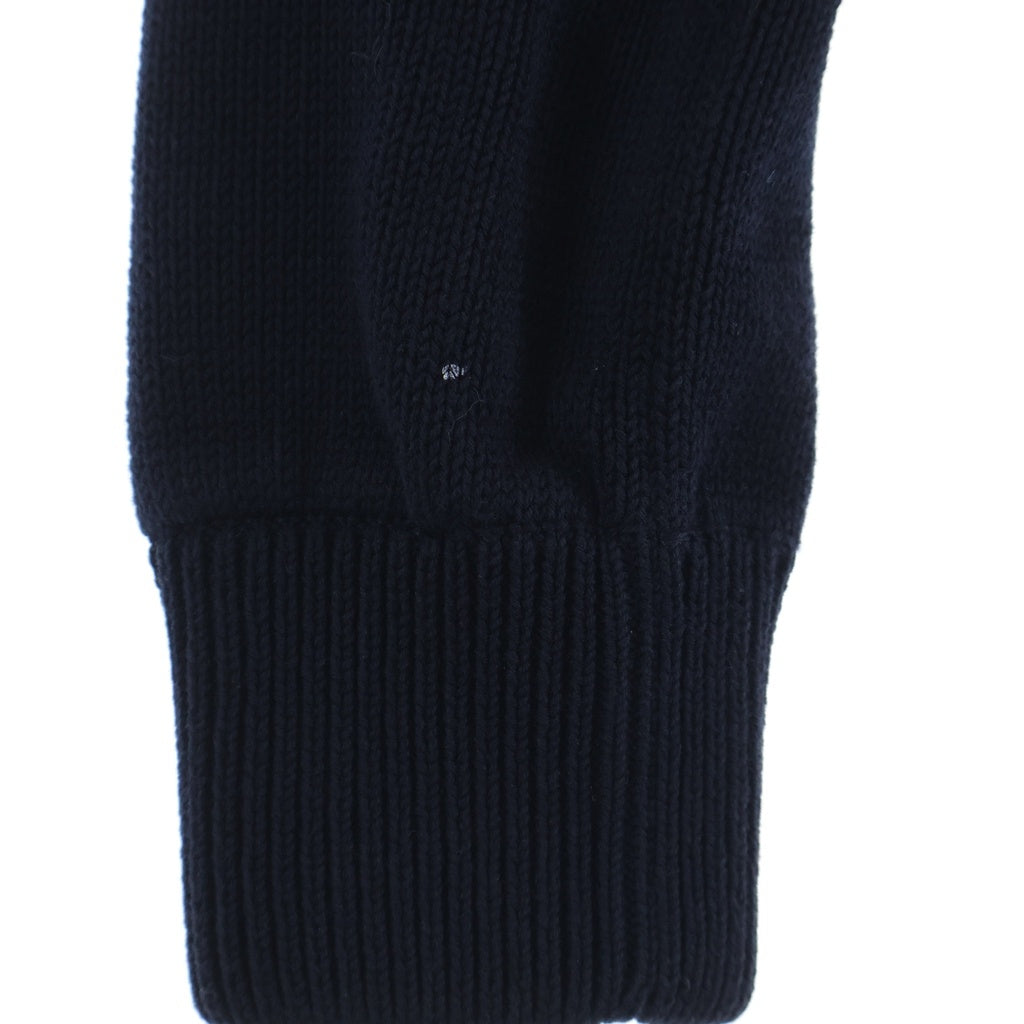 DIOR(ディオール) 21AW ショルダーオブリーク クルーネック 長袖ニット セーター ネイビー 113M638AT187