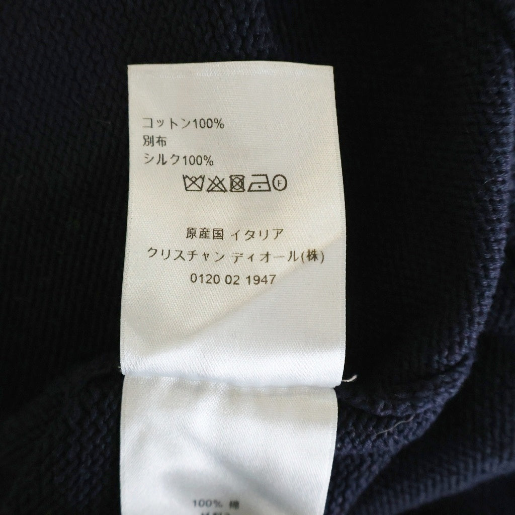 DIOR(ディオール) 21AW ショルダーオブリーク クルーネック 長袖ニット セーター ネイビー 113M638AT187