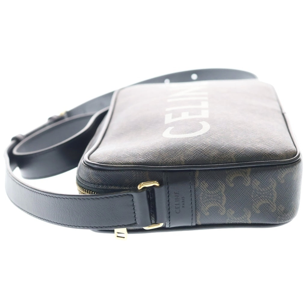 CELINE(セリーヌ) トリオンフ コーテッドキャンバス ミディアム ショルダーバッグ ブラウン F-DR-2242 レディース