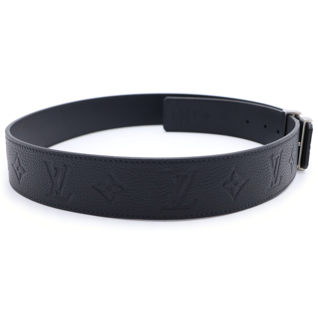 LOUIS VUITTON(ルイヴィトン) LVイニシャルバックル 40MM リバーシブル レザーベルト ブラック/シルバー M9151 CA2133