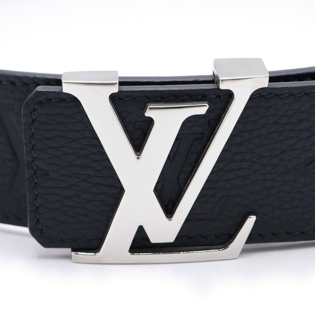 LOUIS VUITTON(ルイヴィトン) LVイニシャルバックル 40MM リバーシブル レザーベルト ブラック/シルバー M9151 CA2133