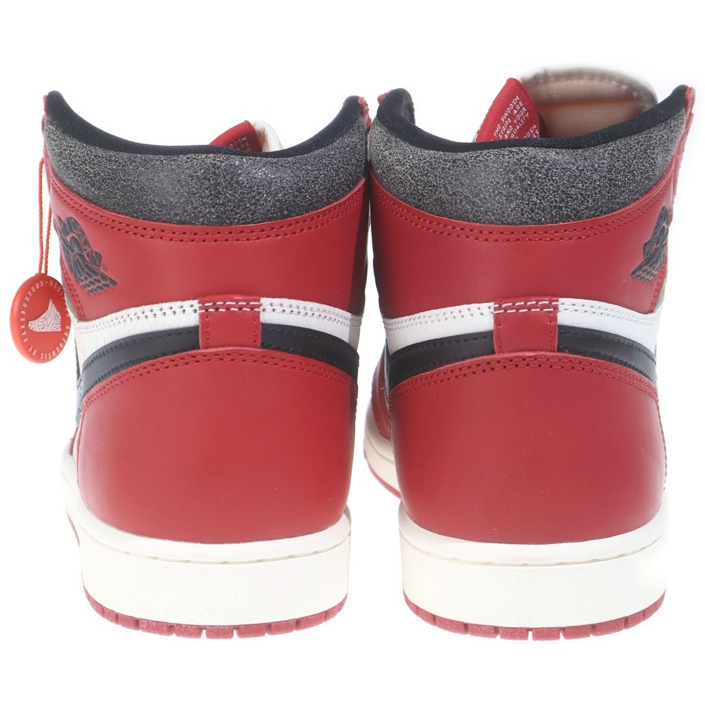 NIKE(ナイキ) AIR JORDAN 1 HIGH OG CHICAGO LOST & FOUND DZ5485-612 エアジョーダン1 ハイ ロスト アンド ファウンド ハイカットスニーカー レッド/ホワイト US9/27cm