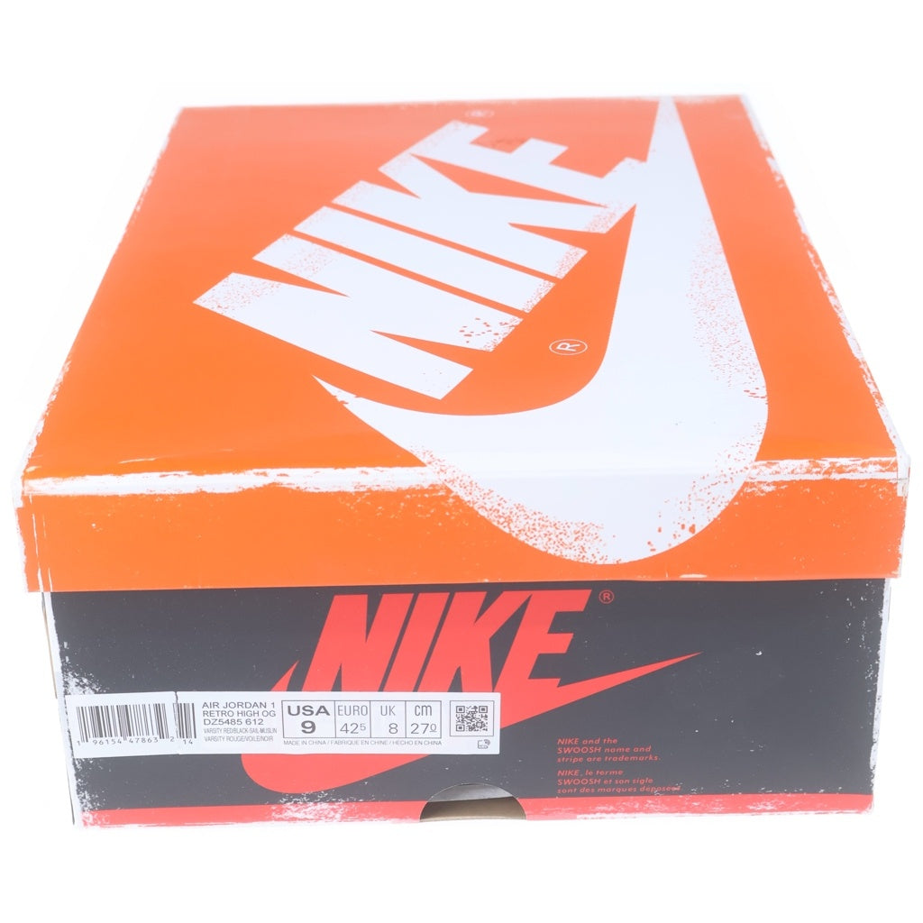 NIKE(ナイキ) AIR JORDAN 1 HIGH OG CHICAGO LOST & FOUND DZ5485-612 エアジョーダン1 ハイ ロスト アンド ファウンド ハイカットスニーカー レッド/ホワイト US9/27cm