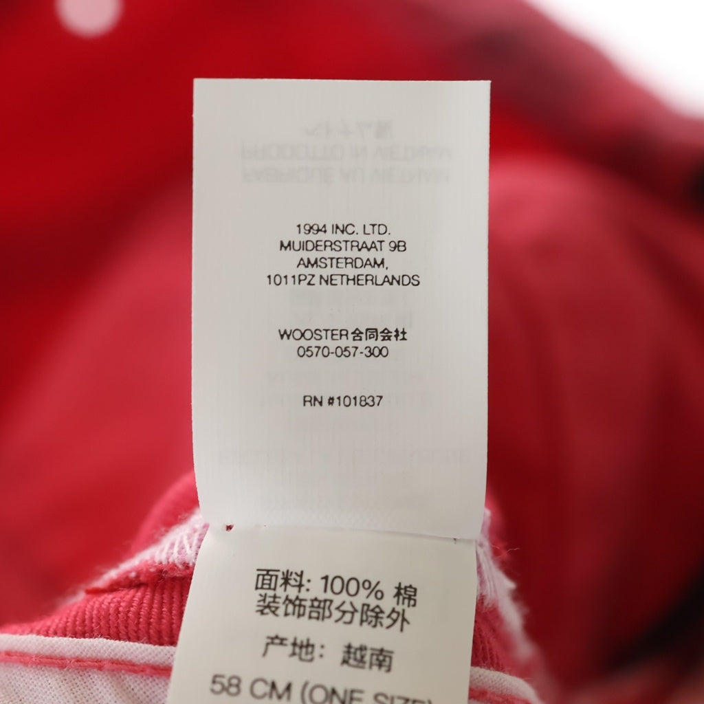 SUPREME(シュプリーム) 26SS Overdyed Camp Cap オーバーダイド キャンプキャップ 帽子 レッド H92SS26 レディース