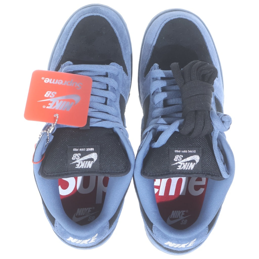 NIKE SB(ナイキエスビー) ×SUPREME DUNK LOW OCEAN FOG HQ8487-400 シュプリーム ダンクローオーシャンフォグ 北米限定 ローカットスニーカー ブルー US9/27.0cm