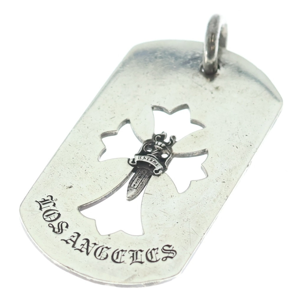 CHROME HEARTS(クロムハーツ) D TAG LRG LTD ラージドッグタグ LA限定ラージドッグタグネックレストップ