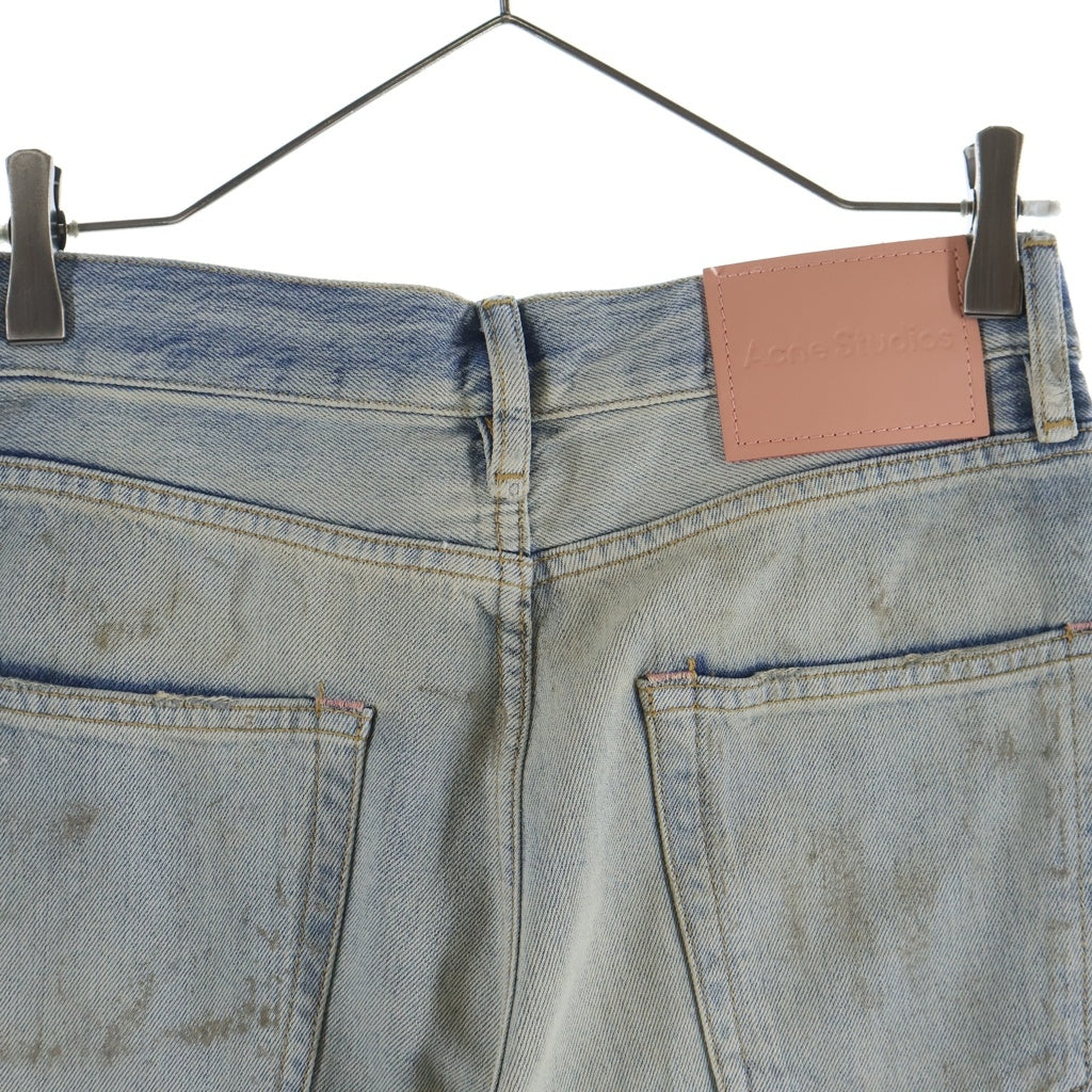 Acne Studios(アクネ ストゥディオズ) 1981 U TRAFALGAR ルーズフィット バギーデニムパンツ ライトブルー レディース C00096