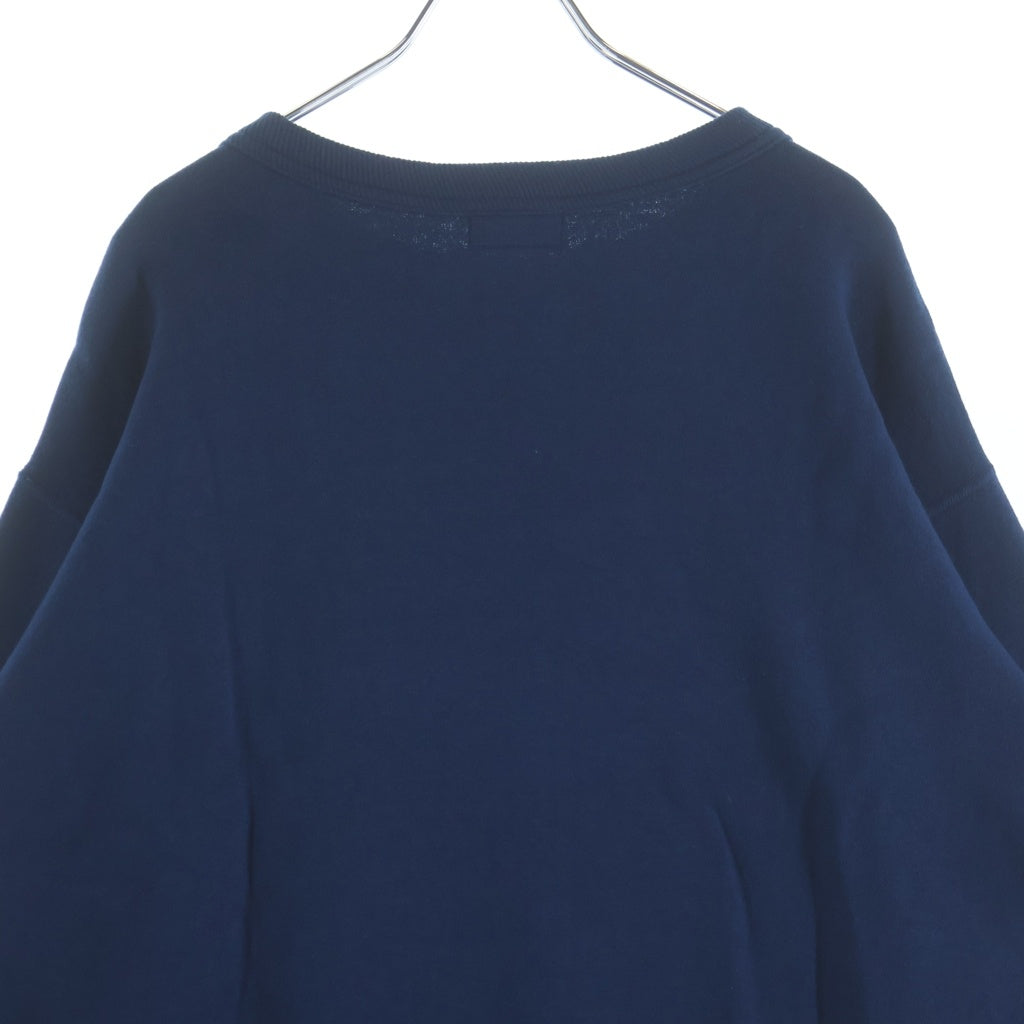 HUMAN MADE(ヒューマンメイド) TSURIAMI SWEATSHIRT ツリアミ クルーネック スウェット ブルー HM30CS028