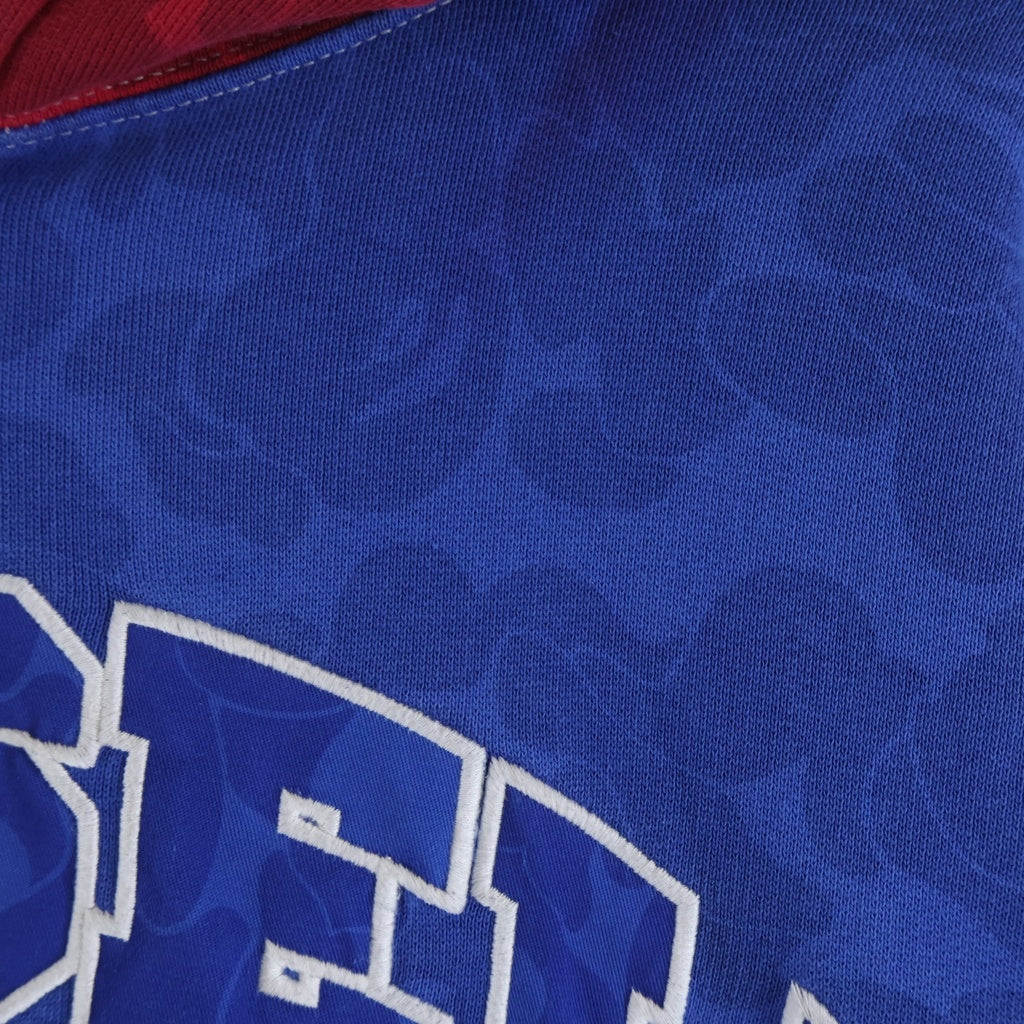 A BATHING APE(アベイシングエイプ) × RUSSEL ATHLETIC SHARK FULL ZIP HOODIE × ラッセル アスレチック ジップアップ シャーク フーディーパーカー グレー/レッド/ブルー 001ZPJ731906C