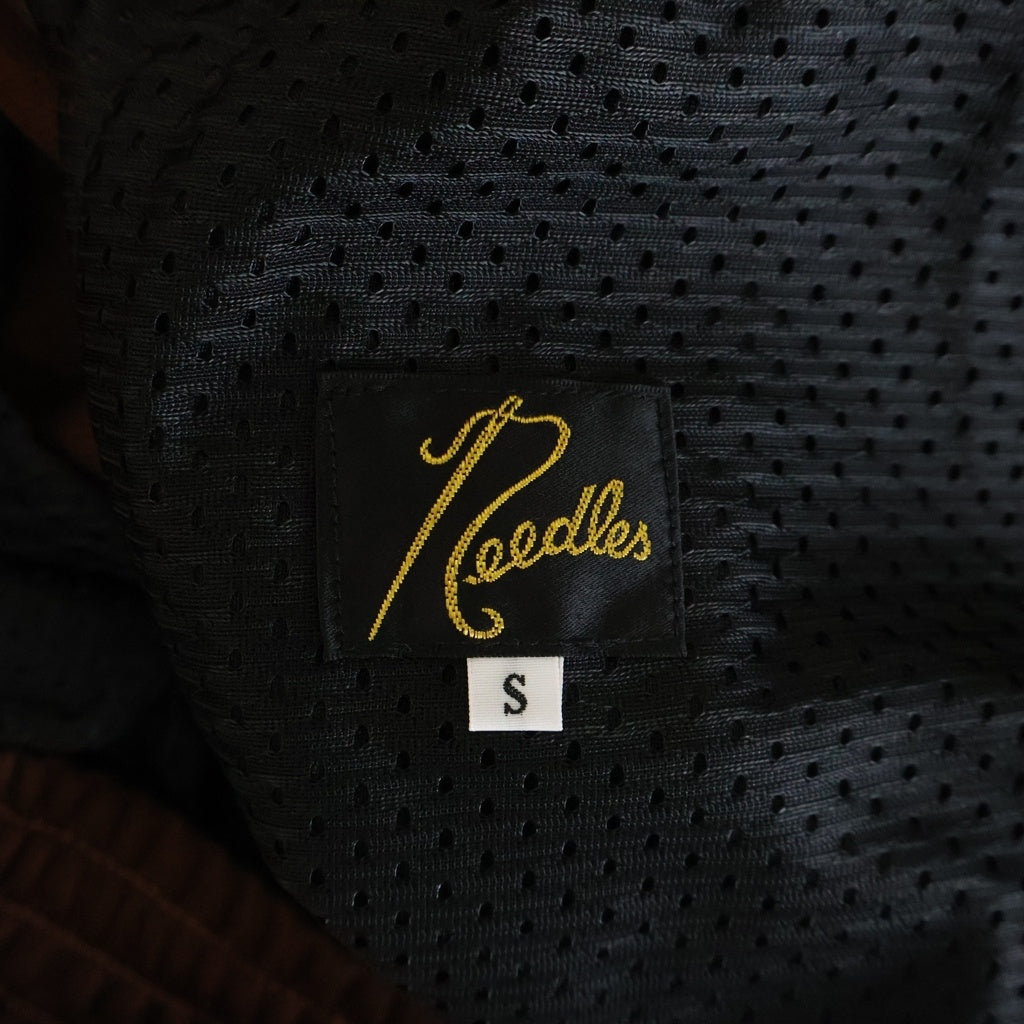 Needles(ニードルス) Track Pant Poly Smooth サイドライン トラックパンツ ポリスムース ブラウン RW316