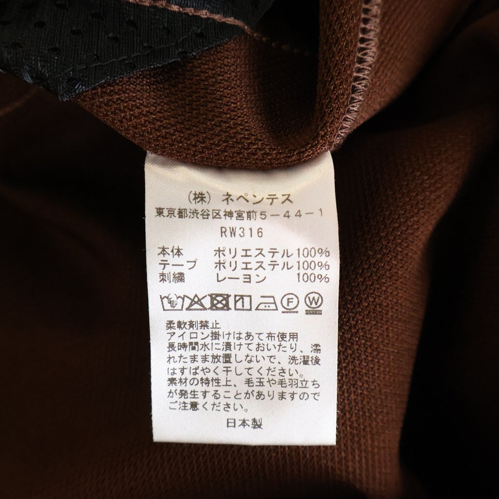 Needles(ニードルス) Track Pant Poly Smooth サイドライン トラックパンツ ポリスムース ブラウン RW316