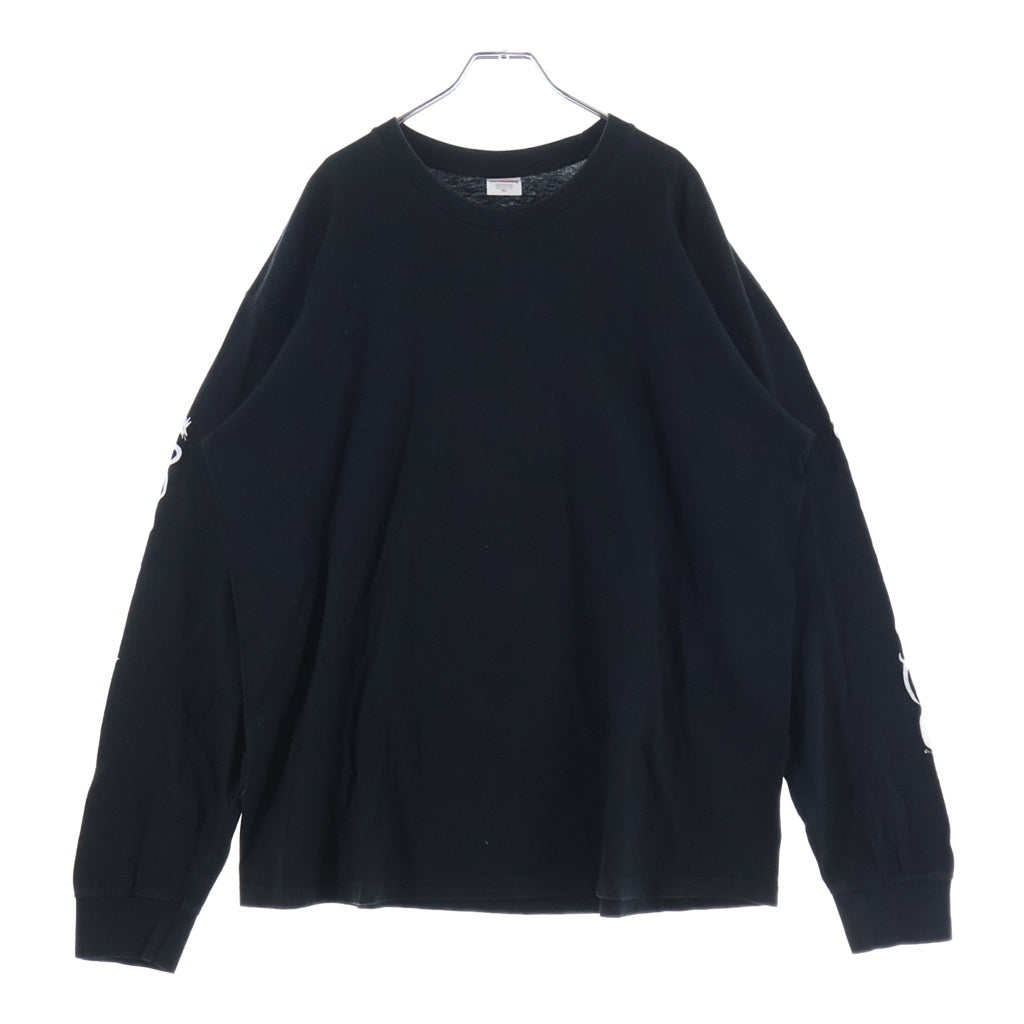 SUPREME(シュプリーム) 21SS Clayton Patterson L/S Tee クレイトン パターソン バックプリント長袖Tシャツ ブラック