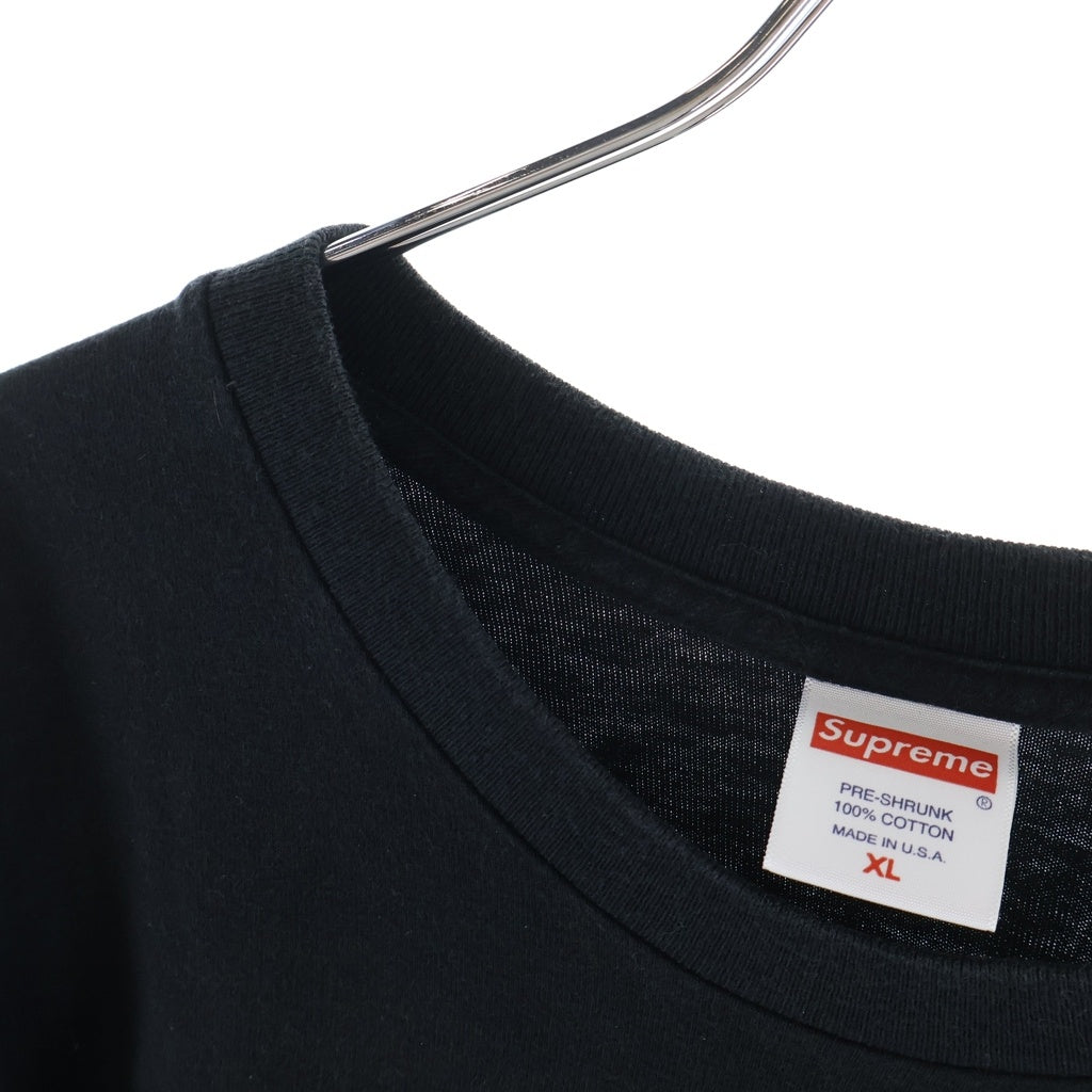 SUPREME(シュプリーム) 21SS Clayton Patterson L/S Tee クレイトン パターソン バックプリント長袖Tシャツ ブラック