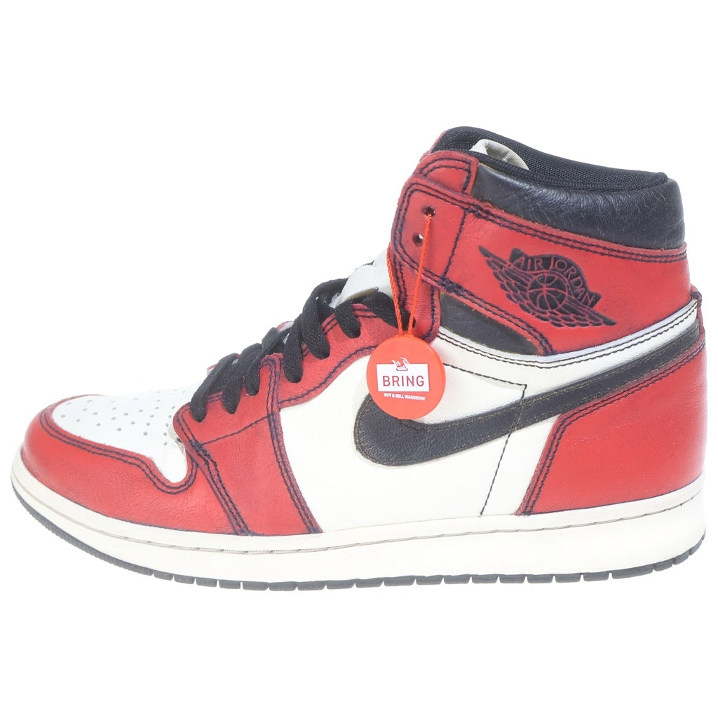 NIKE SB(ナイキエスビー) AIR JORDAN 1 RETRO HIGH OG LA TO CHICAGO CD6578-507 エアジョーダン1 レトロ ハイカットスニーカー レッド/ホワイト US9/27cm