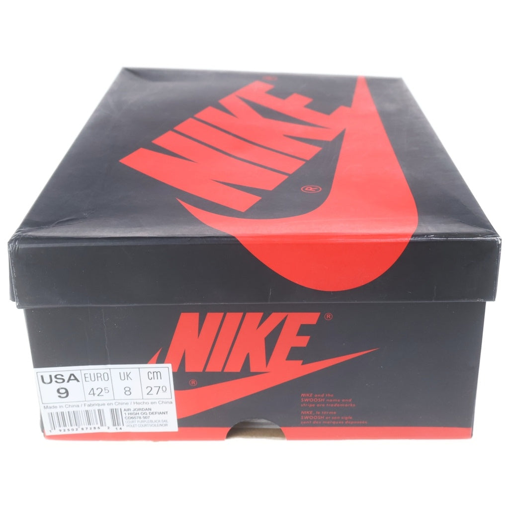 NIKE SB(ナイキエスビー) AIR JORDAN 1 RETRO HIGH OG LA TO CHICAGO CD6578-507 エアジョーダン1 レトロ ハイカットスニーカー レッド/ホワイト US9/27cm