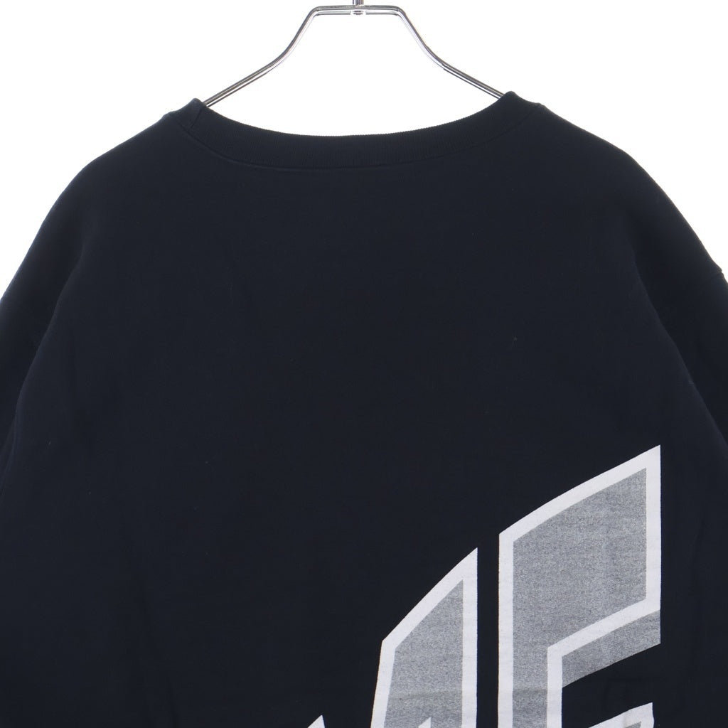 SUPREME(シュプリーム) 21AW Side Arc Crewneck アーチロゴ クルーネック 長袖スウェット トレーナー ブラック