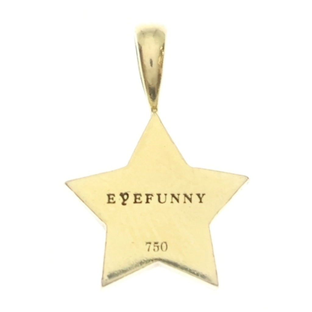 EYEFUNNY(アイファニー) K18YG イレブンスター ペンダントトップ チャーム イエローゴールド レディース