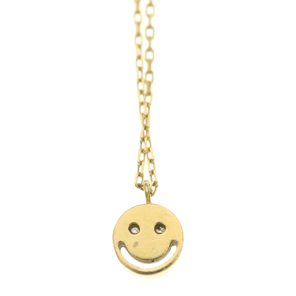 EYEFUNNY(アイファニー) K18 Smile SSS necklace スマイル ダイヤネックレス イエローゴールド