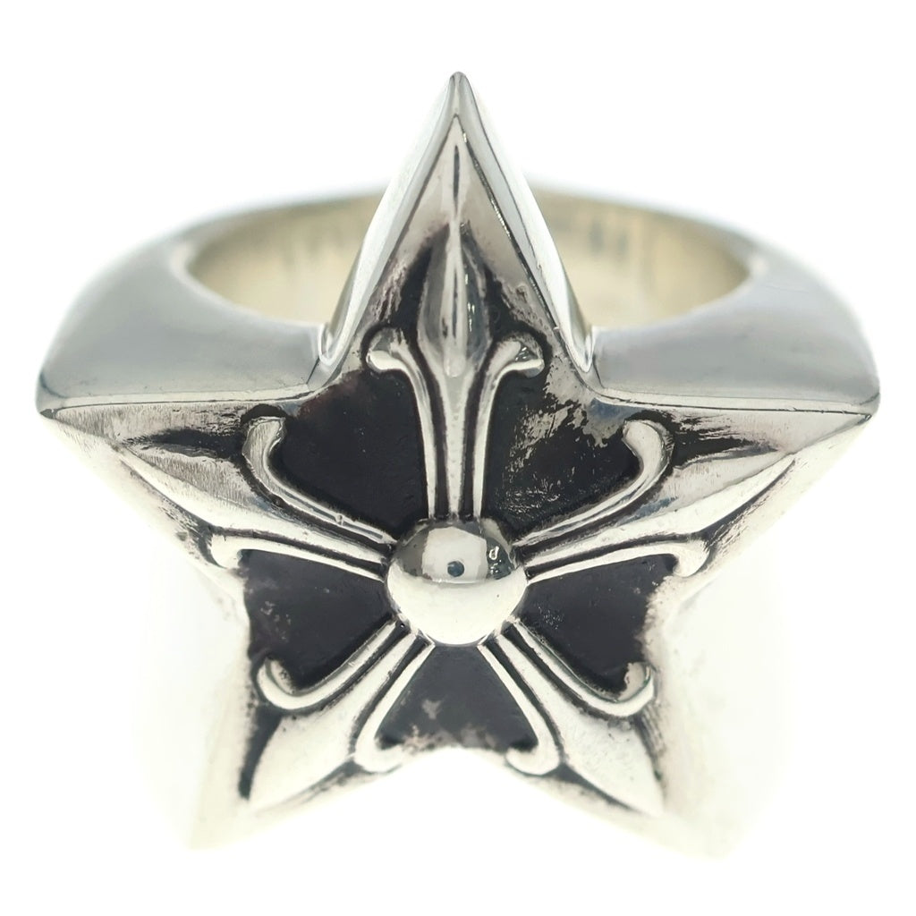 CHROME HEARTS(クロムハーツ) STR LRG RING ラージ スター リング 指輪 シルバー