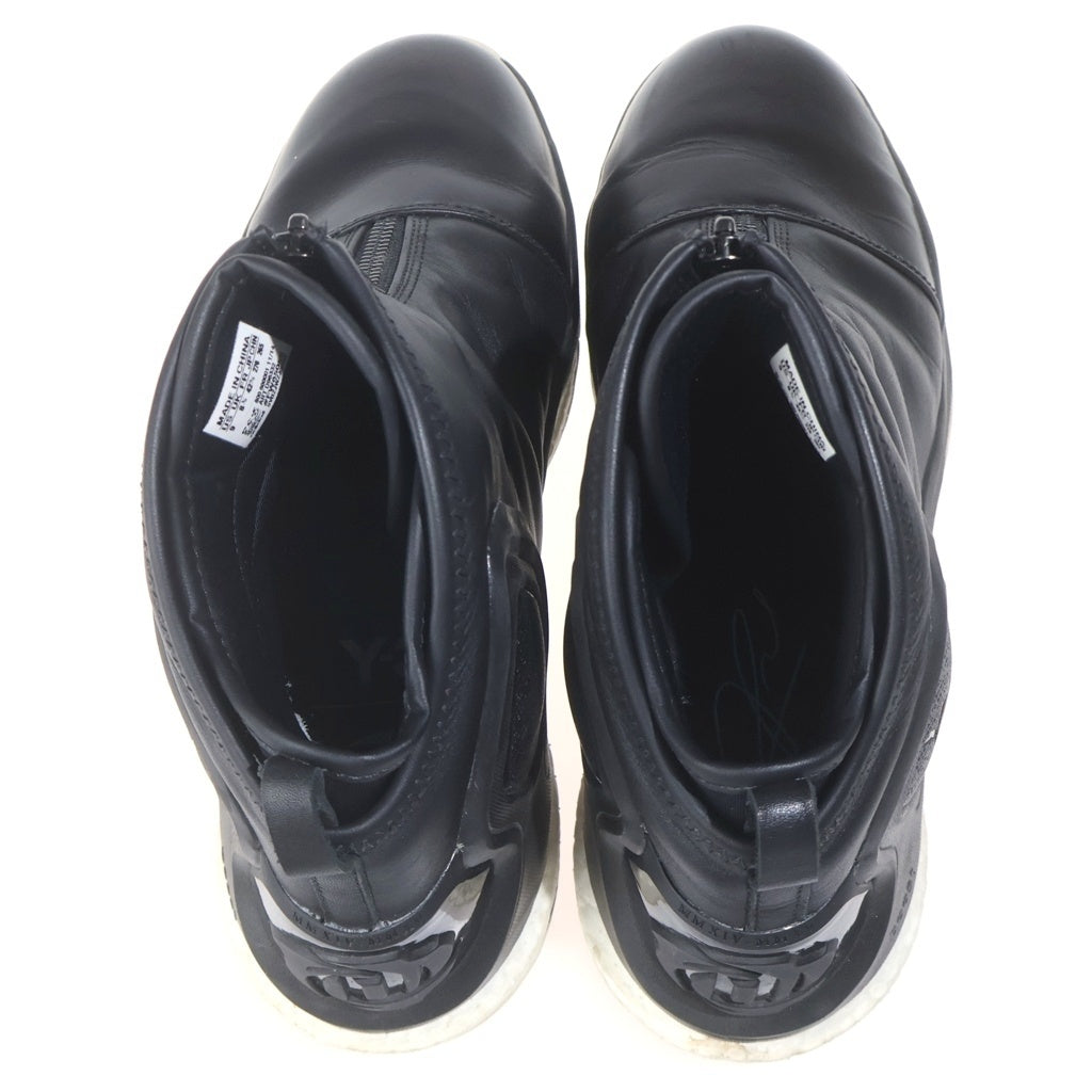 Y-3(ワイスリー) D-ROSE 5 D96332 フロントジップ ハイカットスニーカー ブラック US9/27cm